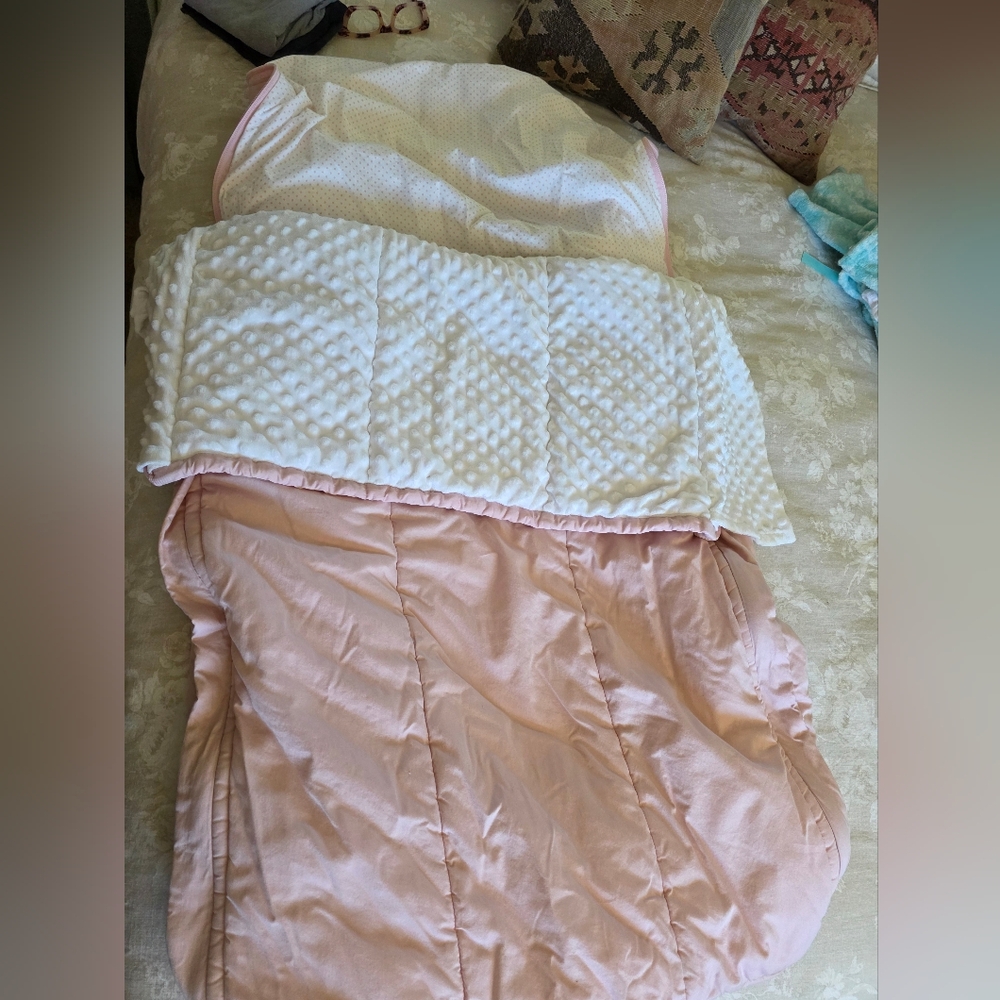 Beddy' Crib Size Bedding, Pink, Minkey